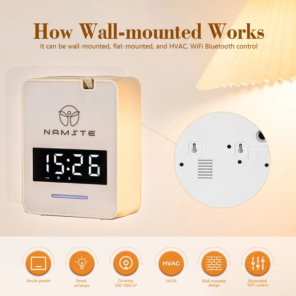 Namste WiFi Bluetooth Diffuser Aromatherapy Air Purifier For Home