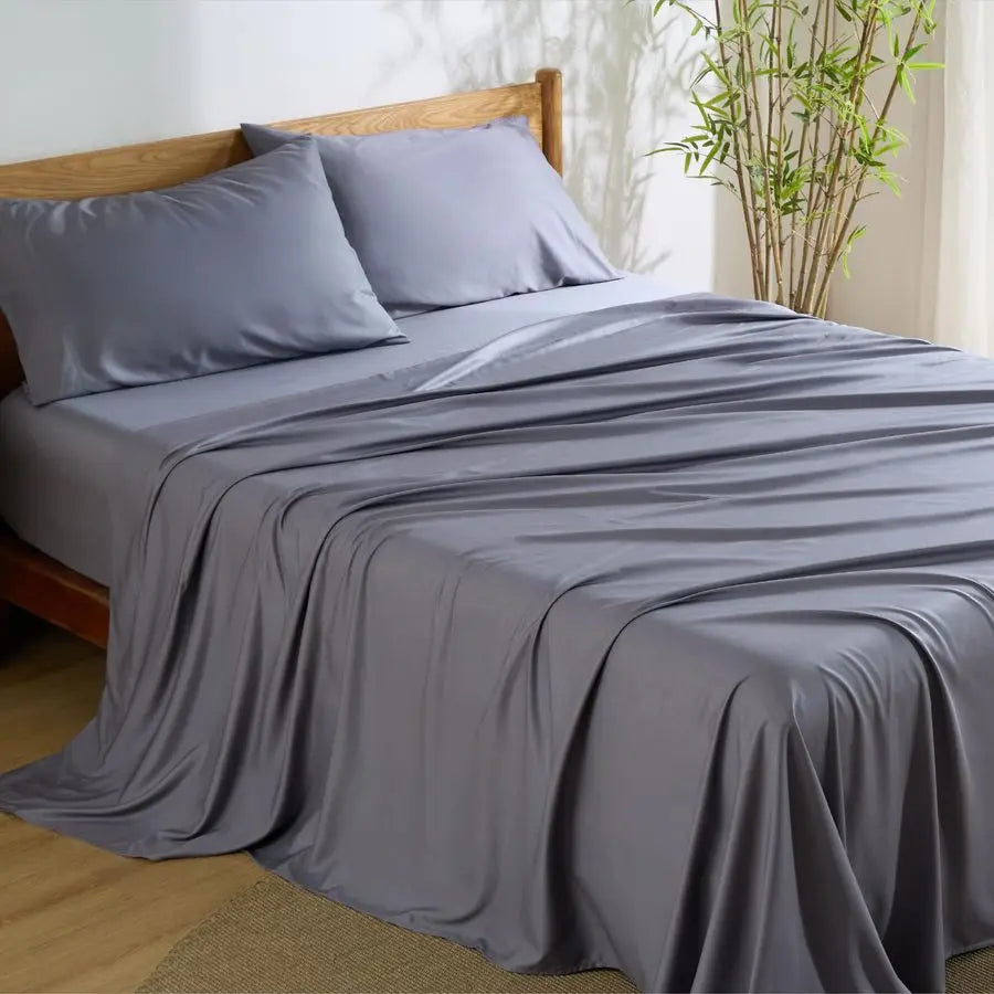 Bamboo Rayon Sheet Set Cooling Breathable Deep Pocket Bedding