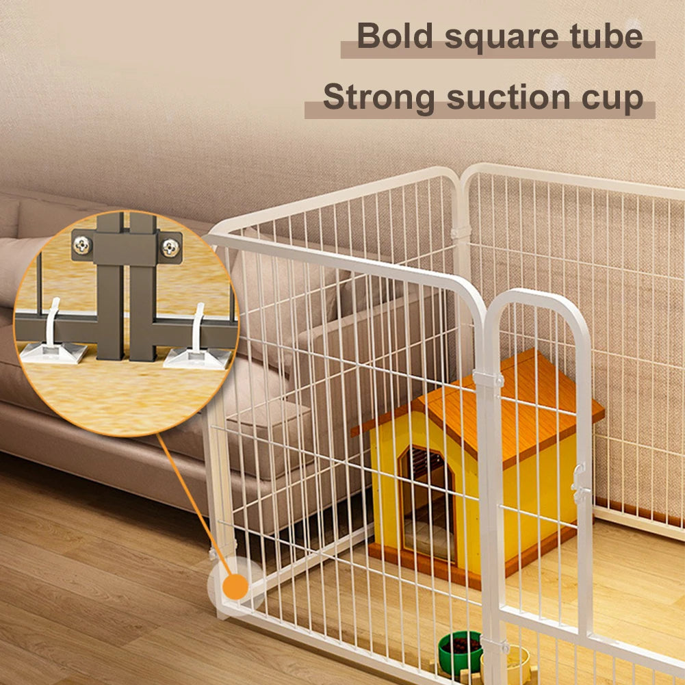APWIKOGER Heavy Duty Six Panel Pet Playpen for Dogs