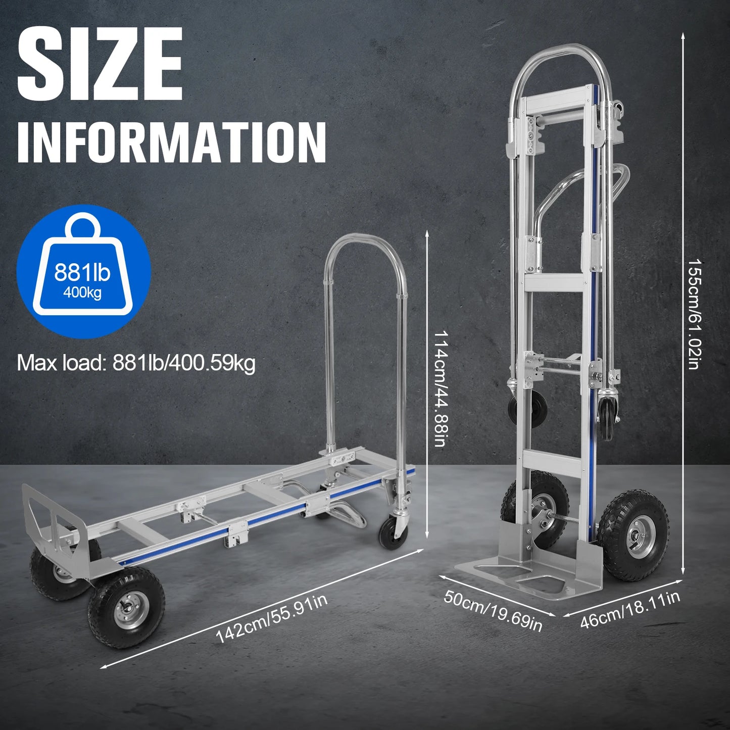 Heavy Duty Rust Proof Mobility Trolley With Reinforced Frame