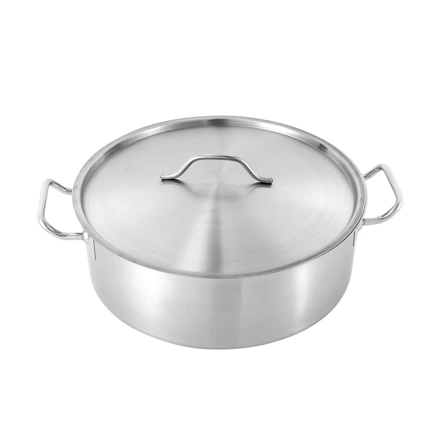 Stainless Steel Stock Pot With Glass Lid For Gas Ceramic