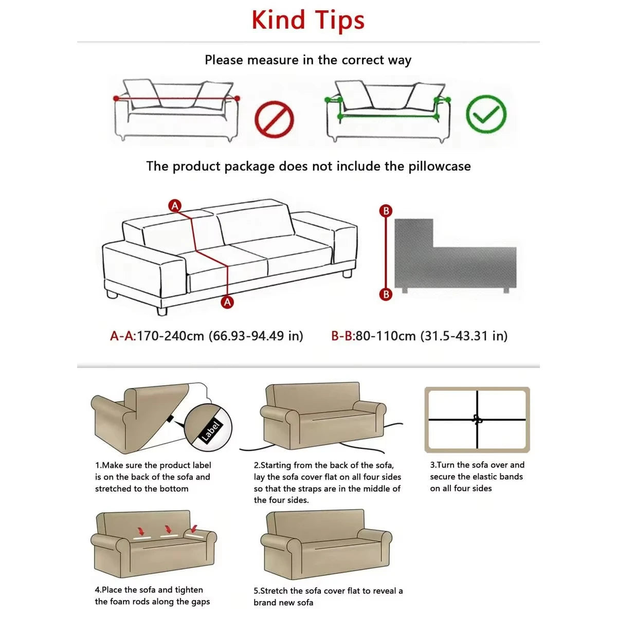 Jacquard Elastic Polyester Sofa Cover With Skirt Non Slip Protector