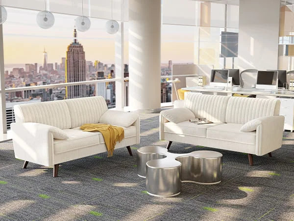 Chenille Loveseat Sofa For Compact Living Spaces And Cozy Corners