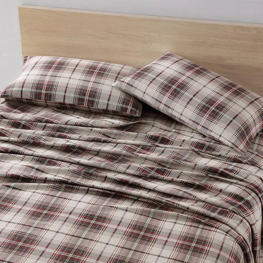 Flannel Sheets Anti Pill Wrinkle Resistant Cotton Soft Allseason