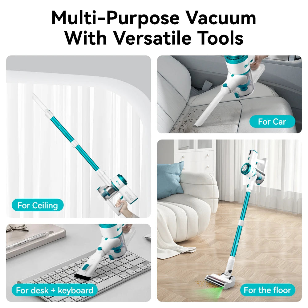 E Cordless Handheld Vacuum Cleaner 27KPa 250W