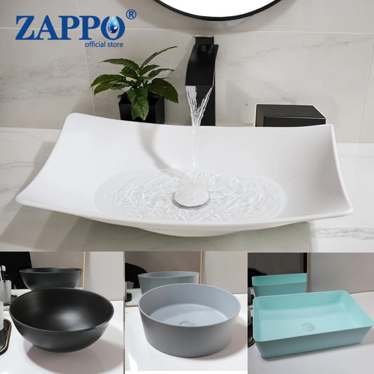 Torayvino Bathroom Vessel Sink Stone Resin Washbasin Above Counter