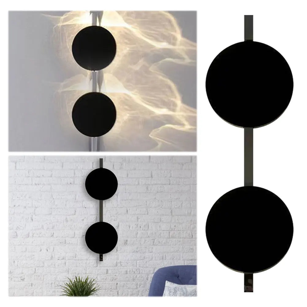 LED Corrugated Wall Lamp Rotatable Water Ripple Wall Light