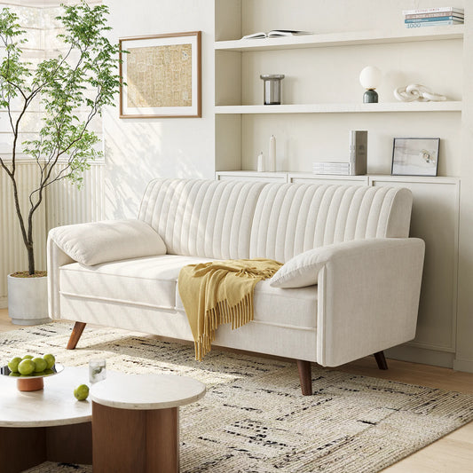 Chenille Loveseat Sofa For Compact Living Spaces And Cozy Corners