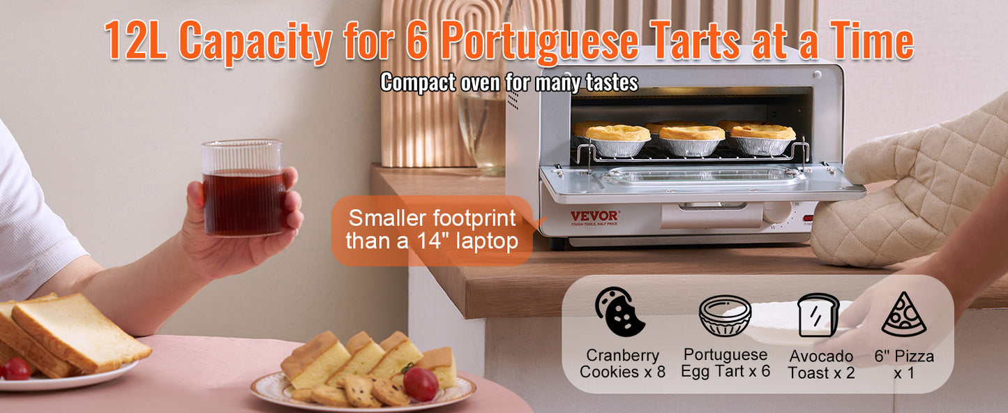 SucceBuy 5-In-1 Steam Oven Toaster Countertop Combo