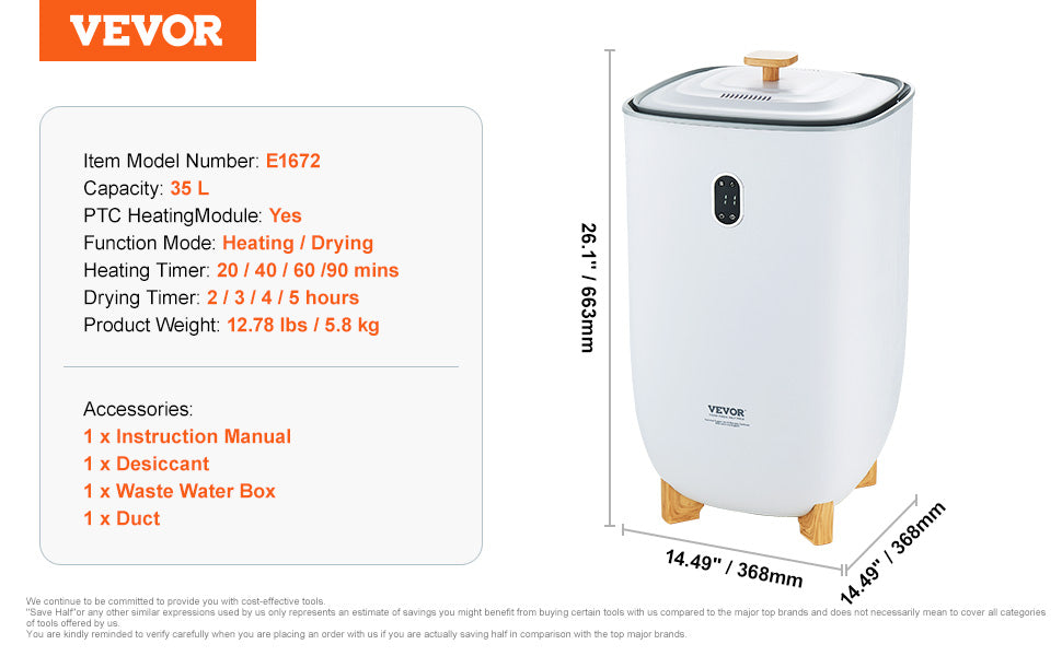 SucceBuy Towel Warmer Bucket With LED Screen For Bathroom Spa