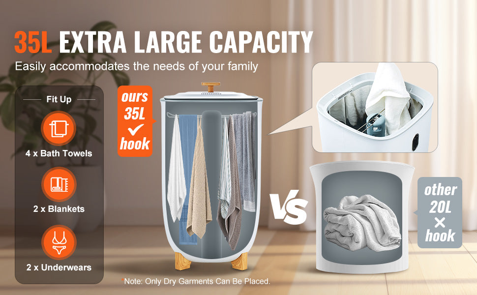 SucceBuy Towel Warmer Bucket With LED Screen For Bathroom Spa